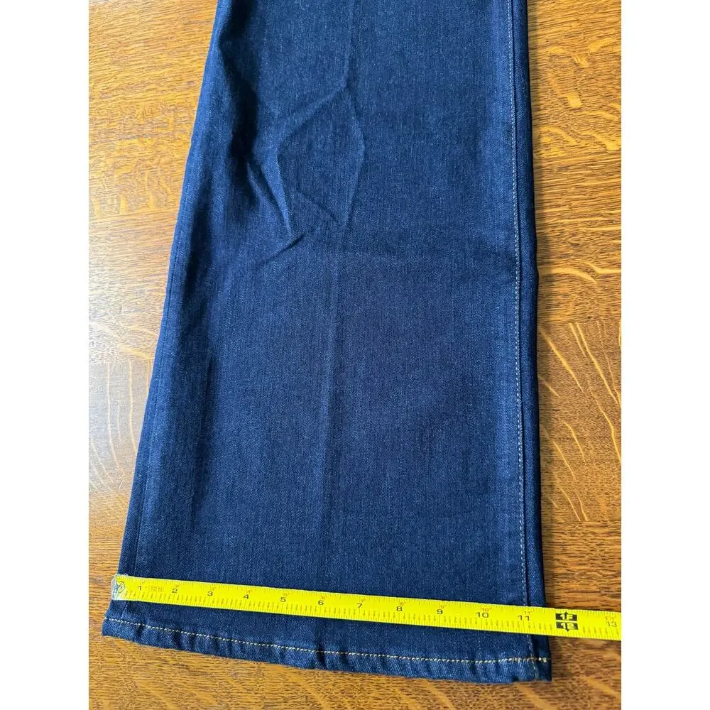 FRAME Le Slim Palazzo Jeans in RINSE Size L29 TALL - Picture 9 of 10